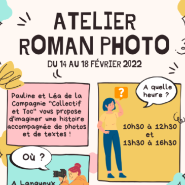 Atelier Roman Photo du 14 au 18 février 2022 – Langueux