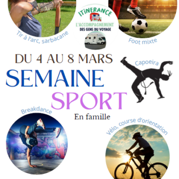Semaine Sport en familles – du 4 au 8 mars 2024