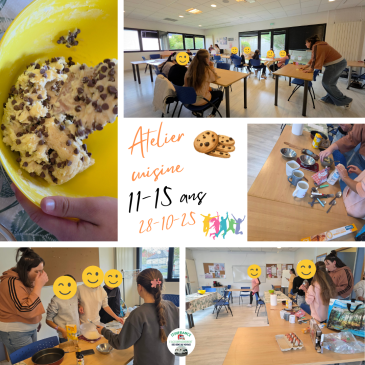 Atelier cuisine 11-15 ans à Itinérance