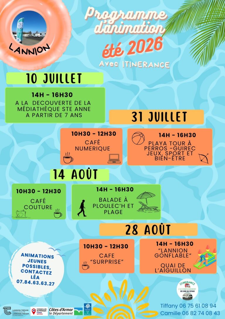 Planning ETE 2026 LANNION